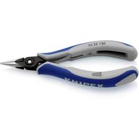 Knipex 34 52 130 Platte rondbektang Elektronica en fijnmechanica Chroom-vanadium kogellagerstaal 130 mm