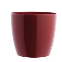 Bloempot Brussels diamond rond 16 cm lovely red - elho