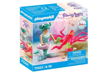 PLAYMOBIL Princess Magic - Zeemeermin met van kleur veranderende octopus Constructiespeelgoed