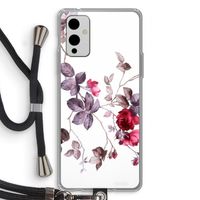 Mooie bloemen: OnePlus 9 Transparant Hoesje met koord