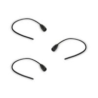 3x DC connector type vrouw 15 cm