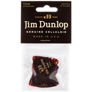 Dunlop 483P05TH Celluloid Shell Pick Thin plectrum set 12 stuks