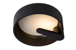Lucide MIAMI - Plafonnière - Ø 30 cm - LED Dimb. - 1x13W 3000K - Zwart