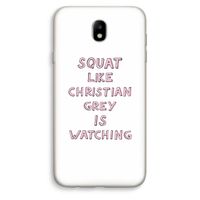 Christian Grey: Samsung Galaxy J7 (2017) Transparant Hoesje