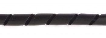 Elvedes spiraalslang (6mm) 10 meter zwart