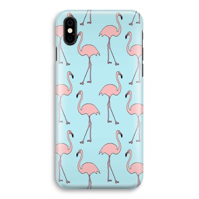 Anything Flamingoes: iPhone Xs Volledig Geprint Hoesje