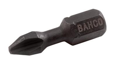 Bahco Torsiebit 1/4" | heavy-duty | voor Phillips schroeven | PH3 x 25 mm - retailverpakking - 66IM/PH3-2P