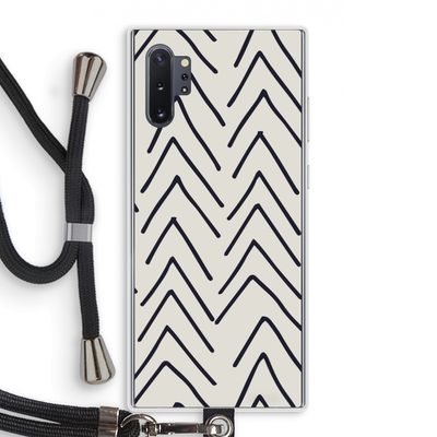 Marrakech Arrows: Samsung Galaxy Note 10 Plus Transparant Hoesje met koord
