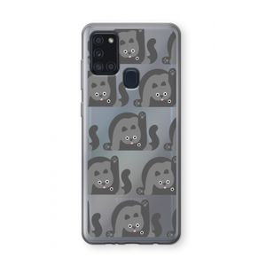 Cats: Samsung Galaxy A21s Transparant Hoesje