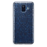 Moroccan Print: Samsung Galaxy A6 (2018) Transparant Hoesje