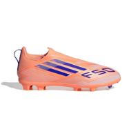 adidas F50 League Veterloze Gras / Kunstgras Voetbalschoenen (MG) Kids Oranje Blauw Wit
