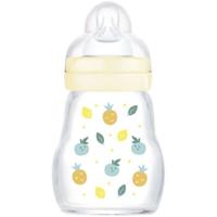 MAM-glazen fles - 170 ml - 0 tot 6 maanden - Speenstroom 1 - Wit