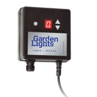 Garden Lights: Donker - licht sensor + timer - Zwart