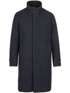 Norwegian Wool manteau en cachemire à doublure matelassée - Bleu