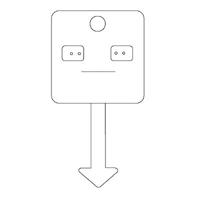 Byoux-kaartje type 18 - bxh 60x110 mm