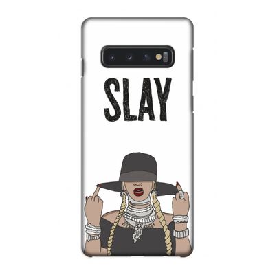 Slay All Day: Samsung Galaxy S10 4G Volledig Geprint Hoesje