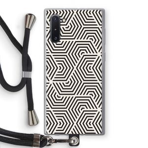Magic pattern: Samsung Galaxy Note 10 Transparant Hoesje met koord