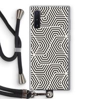 Magic pattern: Samsung Galaxy Note 10 Transparant Hoesje met koord