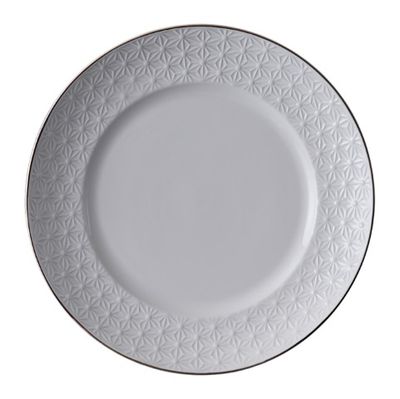 Porseleinen bord met gouden rand - Nippon White - Tokyo Design Studio - 29,5cm