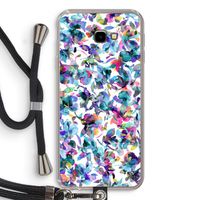 Hibiscus Flowers: Samsung Galaxy J4 Plus Transparant Hoesje met koord
