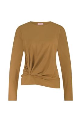 Winona knot top - caramel - 13247