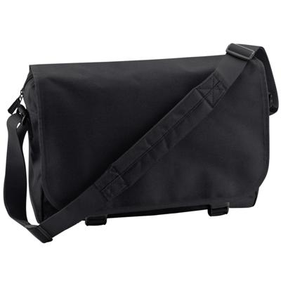 Bagbase Schoudertas - zwart - 41x31x12 cm - 15L - aktetas - volwassenen - polyester - schooltas