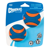 Chuckit Ultra Squeaker Ball M 6 cm 2 pcs. - thumbnail
