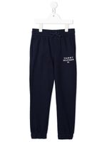 Tommy Hilfiger Junior pantalon de jogging fuselé - Bleu