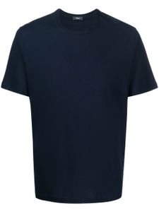 Herno t-shirt en coton à col rond - Bleu