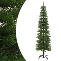 Kunstkerstboom met standaard smal 180 cm PE - thumbnail