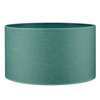 Home sweet home lampenkap Canvas 40 - turquoise blauw