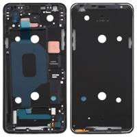 Front behuizing LCD-frame bezel plaat voor LG Q Stylo 4 Q710 Q710MS Q710CS (zwart)