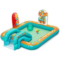Bestway Opblaasbare Zwembad Hippie Speelpark 193x152x74 cm +2 Jaar Tuin 53164