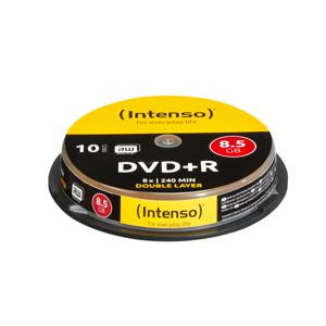 Intenso 4311142 DVD+R DL disc 8.5 GB 10 stuk(s) Spindel