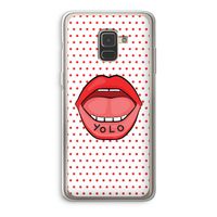 Yolo Denise: Samsung Galaxy A8 (2018) Transparant Hoesje