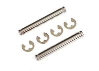 Suspension pins, 23mm hard chrome (2)/ e-clips (4)