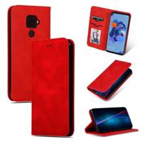 Voor Huawei Nova5i Pro retro Skin feel Business magnetische horizontale Flip leergeval (rood)