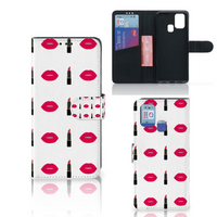 Samsung Galaxy M31 Telefoon Hoesje Lipstick Kiss