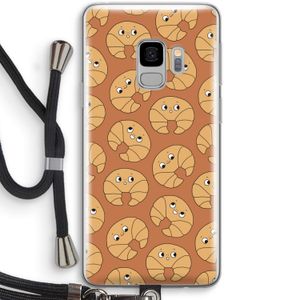 Croissant: Samsung Galaxy S9 Transparant Hoesje met koord