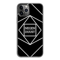 Negenduust geometrisch: iPhone 11 Pro Transparant Hoesje
