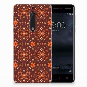 Nokia 5 TPU bumper Batik Brown