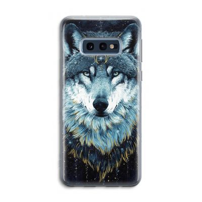 Darkness Wolf: Samsung Galaxy S10e Transparant Hoesje