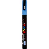 Uni-Posca Posca marker, afm pc-3m, lijndikte 0,9-1,3 mm, fijn, hemelsblauw, 1 stuk - thumbnail