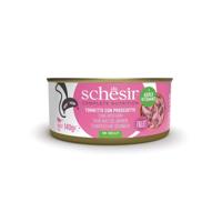 SCHESIR Tonijn met ham in bouillon - nat kattenvoer - 140g