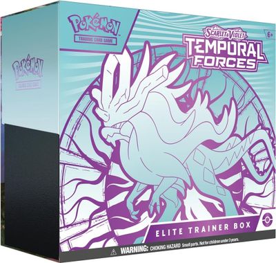Pokemon TCG Scarlet & Violet Temporal Forces Elite Trainer Box - Walking Wake