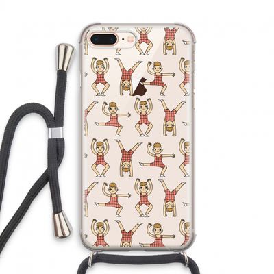 Gymboys: iPhone 8 Plus Transparant Hoesje met koord