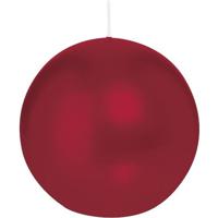 Trend Candles Bolkaars glad - bordeaux rood - 7 cm - 16 branduren - ronde kaarsen