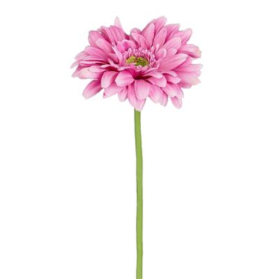 Kunstbloem Gerbera Floral - H60 cm - roze - kunststof - stelen kunstbloemen - boeket - bloemetjes