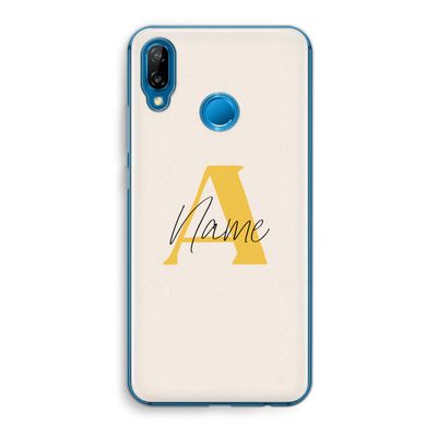 Amber Script: Huawei P20 Lite Transparant Hoesje