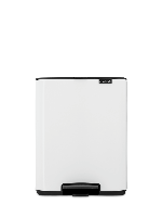 Brabantia Bo Pedaalemmer 12 liter white